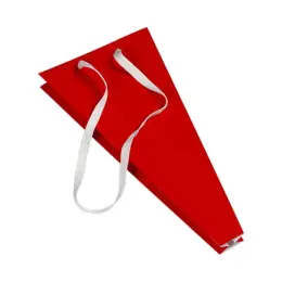 Flower Carrier Bag Red